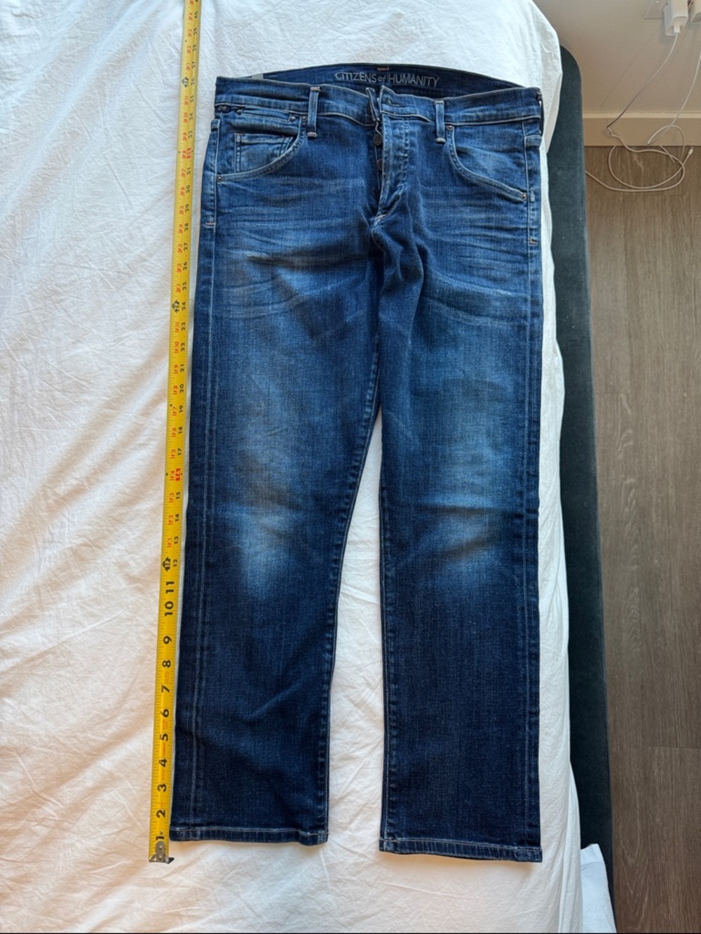 Citizens Of Humanity Women’s Crop Indigo Straight Jeans